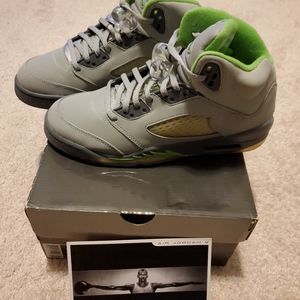 Air Jordan 5 Retro 6Y Green Bean rare